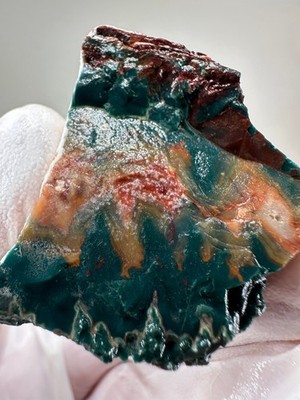 PREMIUM SPECIMEN__RARE Idaho Sunset Jasper / Agate Rough - Lemhi County, Idaho