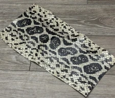 Natural Genuine Anaconda Snake skin Leather hide real boa python rattle 370