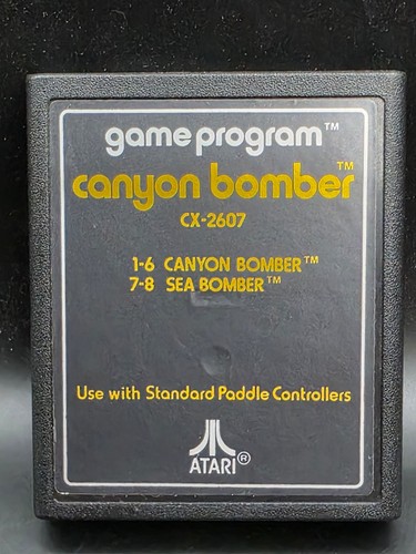 Canyon Bomber (Atari 2600, 1978)