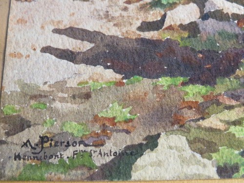 Albert Léopold PIERSON (1854-1923) DESSIN AQUARELLE HENNEBONT MORBIHAN BRETAGNE - Picture 5 of 6