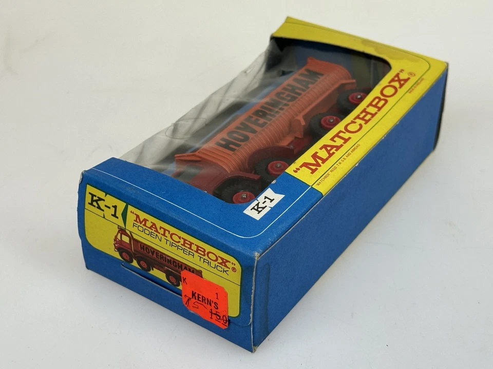 Vintage Matchbox Kingsize K-1 Foden Tipper Truck HOVERINGHAM Mint in Box - Image 3 of 4