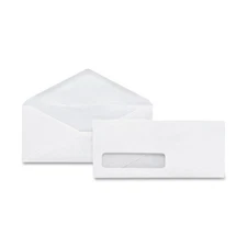 Quality Park Woven Business Envelope - Single Window - #10 [4.13" X 9.50"] - 24