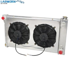 FOR CHEVY/GMC C/K10 20 30 PICKUP TRUCK 3ROW RADIATOR+SHROUD+FAN 1967-72