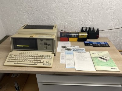 Brother WP-1 Schreibcomputer 1985, Word Processor, Anleitung, Disketten, Schrift