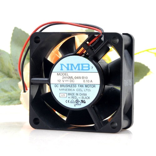 1 SZT NMB 2410ML-04W-B10 6025 6CM 12V 0.10A PODWÓJNA KULKA WENTYLATOR CHŁODZĄCY NOWY - Zdjęcie 5 z 6