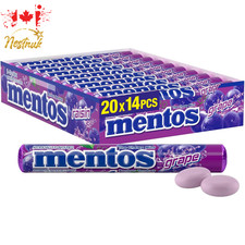Mentos Chewy Mints Grape 20 Rolls 280 Pieces ...