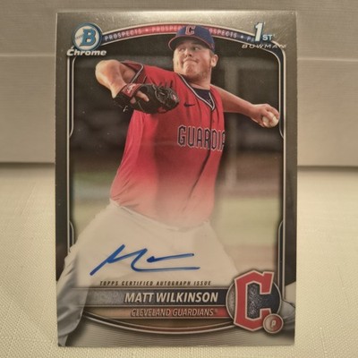 Matt Wilkinson #CPA-MW 2025 Bowman Chrome Prospect Autograph