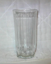 Libbey Crisa Vertical Ribbed Clear Glass Tumblers 5” 8 oz Juice