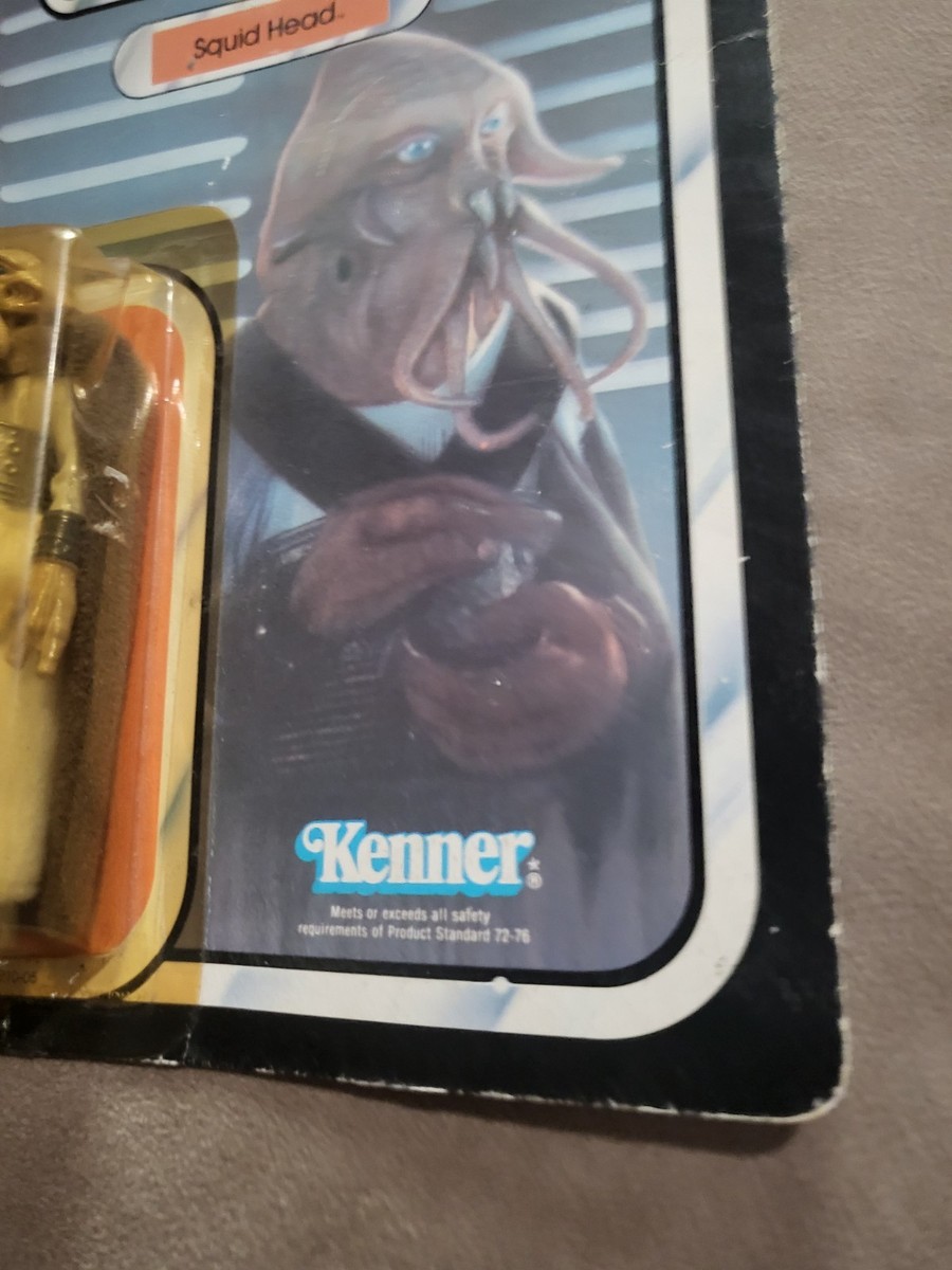 「スター・ウォーズ」スクイド・ヘッド　Kenner社製フィギュア（1983） Kenner Star Wars Return of the Jedi Squid Head Action Figure
