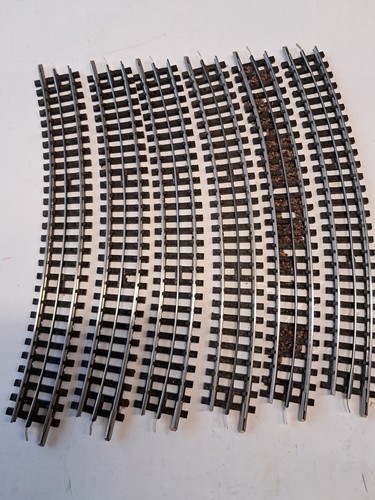 Trix-Express 6x gebogene Gleise Radius 2 Nr. 4322  gut erhalten | Zustand: Gebraucht
