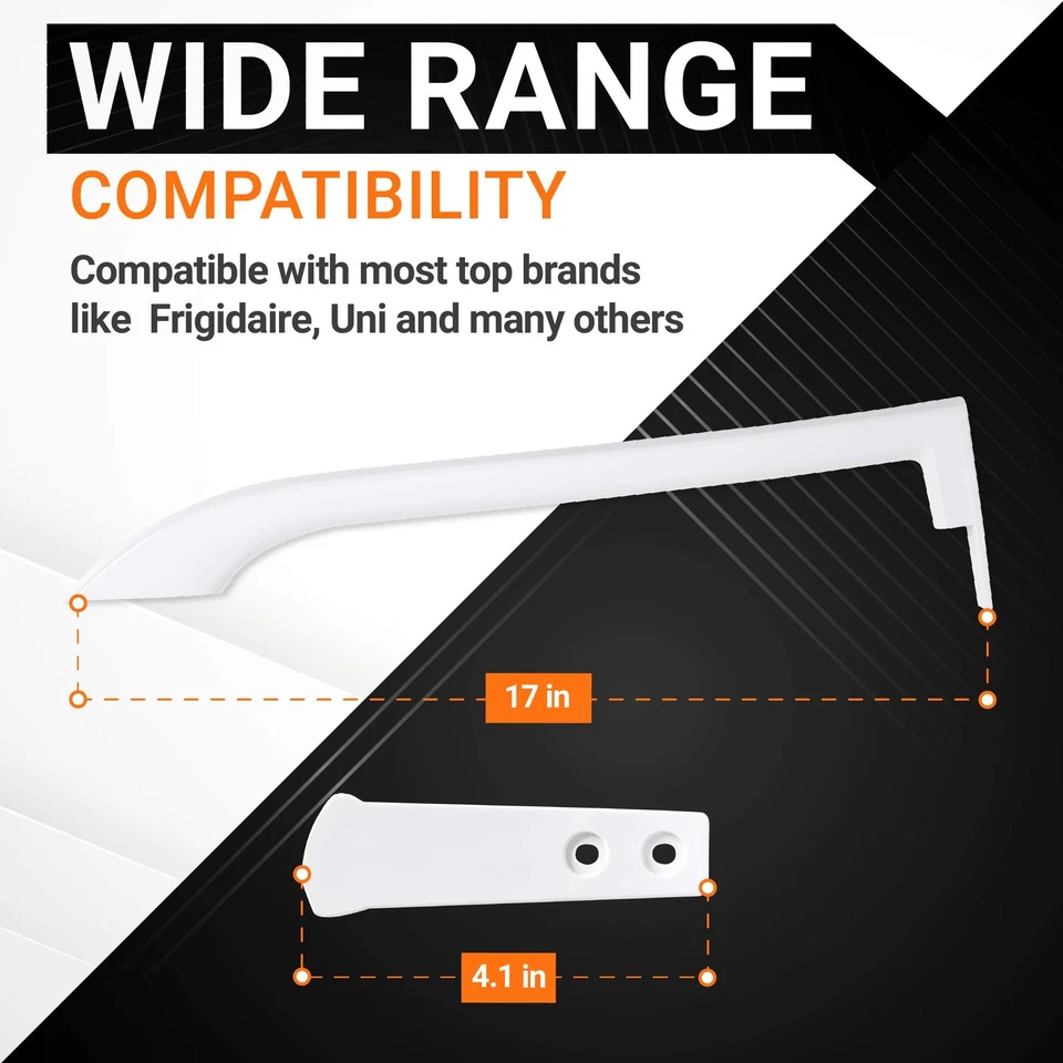 BlueStars 5304486359 5304506469 Refrigerator Door Handle Set - Compatible with F - Image 2 of 4