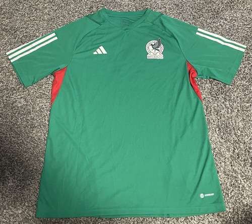 Adidas Mexico Soccer Jersey Men’s XL Slim Fit Green Perfect LNC Aeroready - Picture 1 of 4
