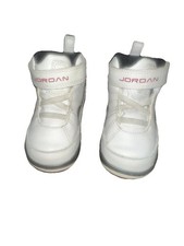 Nike Baby Air Jordan Flight Tr 97 428829-120 White Red Basketball Shoes Size 5C