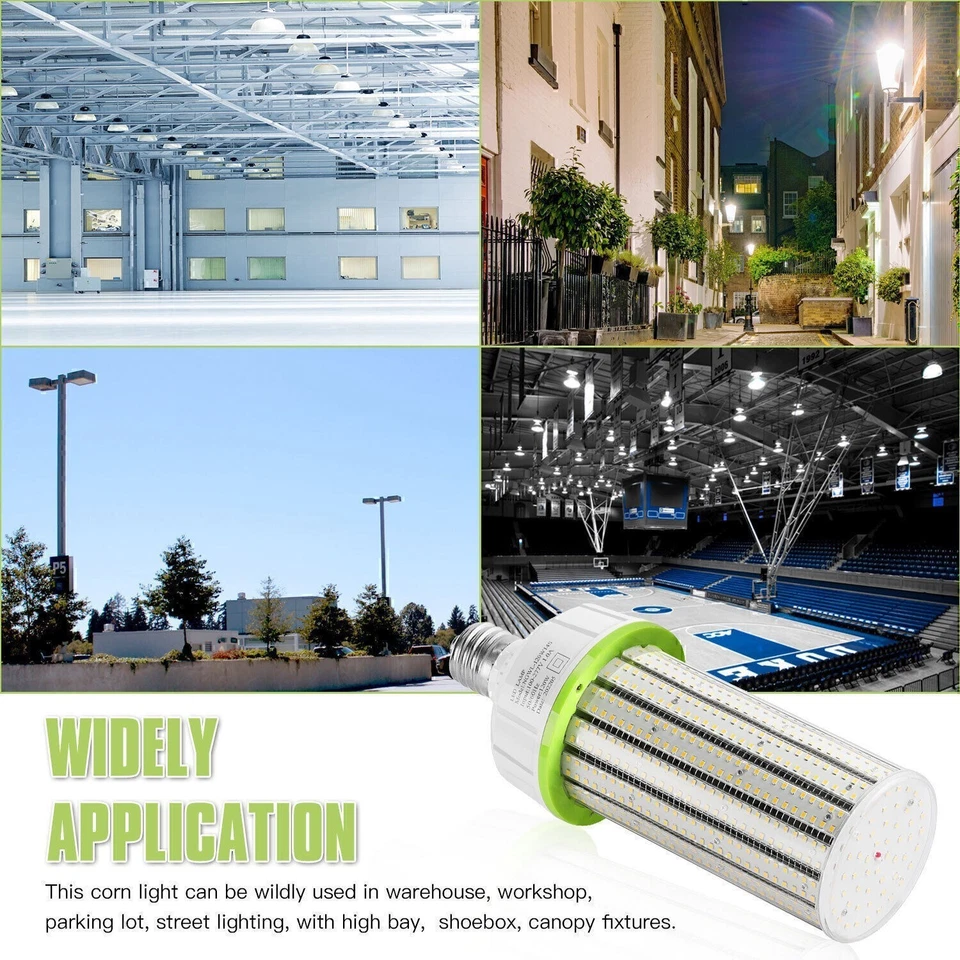 120W LED Corn Cob Bulb Light Equiv. 500W MH/HID Commercial Warehouse Lamp 5000K - Image 4 of 4