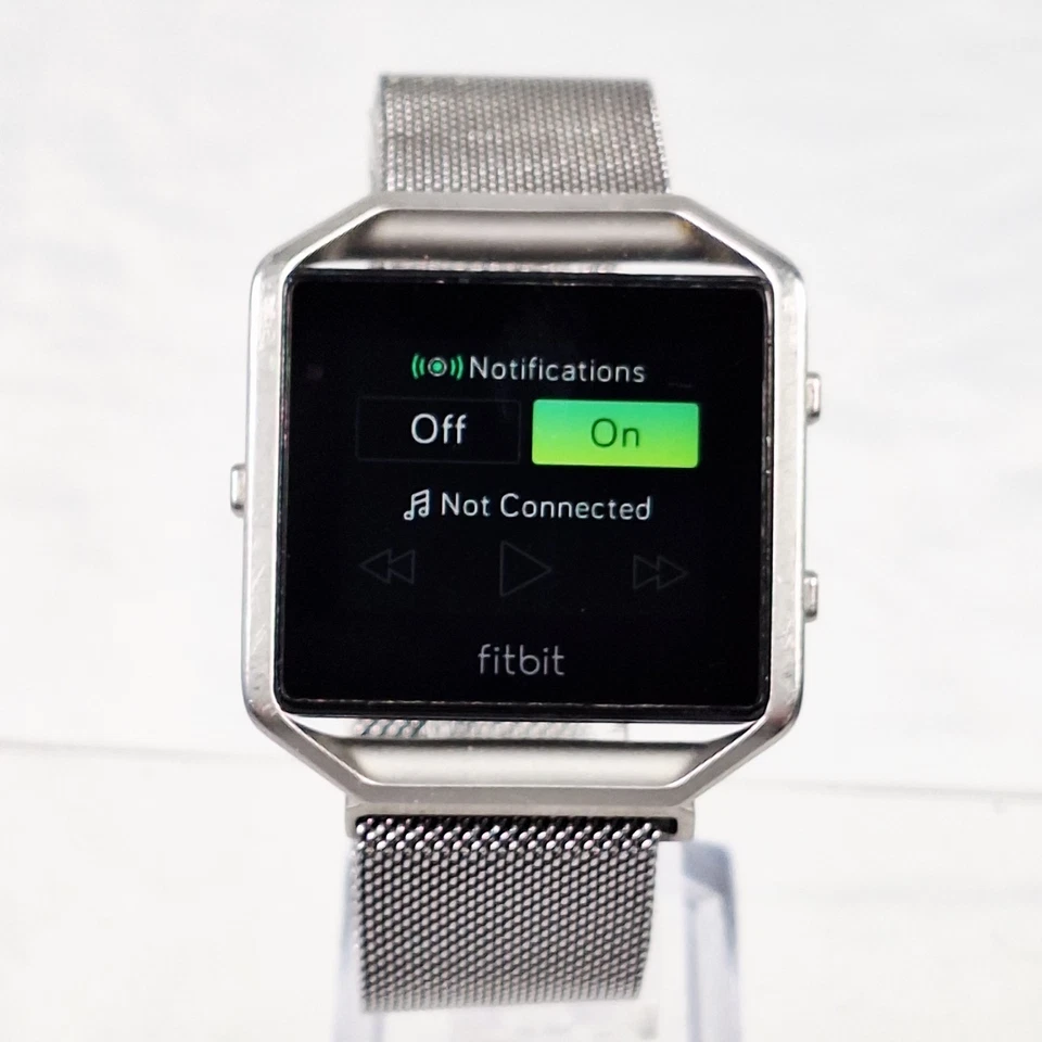 Fitbit Blaze Smartwatch Fitness Activity Tracker Watch - FB502 - Silver - Image 2 of 4