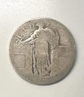 1917 Standing Liberty Quarter Silver Coin - No stars below eagle