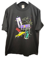 Vintage 1980’s NEW YORK CITY T Shirt Made In The USA Single Stitch Mens XL