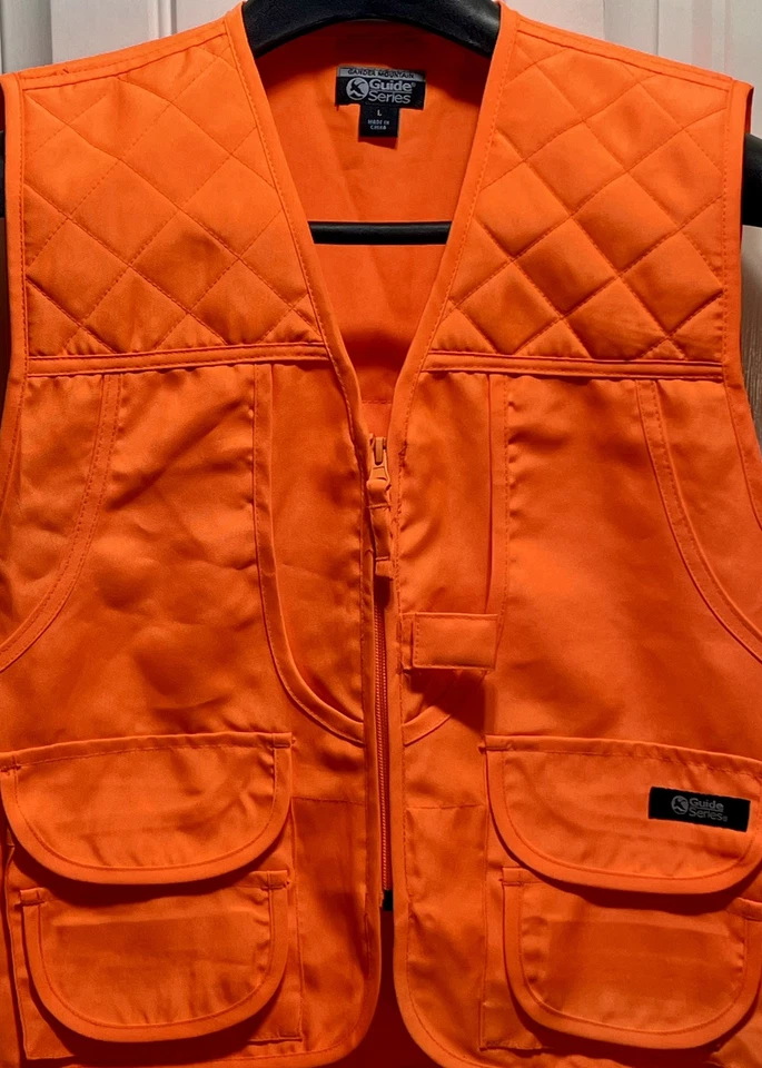 Gander Mountain Hunting Shooting Vest Mens Sz Large Guide Series High Visibility - Image 3 of 4