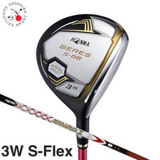 HONMA Golf Beres S-06 Fairway Wood 3W S-Flex ARMRQ X 60 2S 2 Star Graphite Shaft