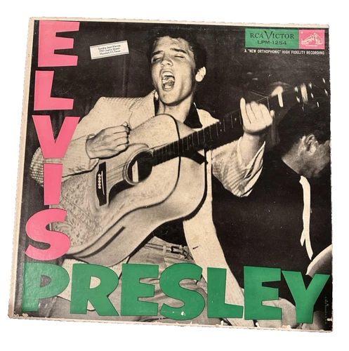 ELVIS PRESLEY Self Titled 1ST PRESS 1956 LPM-1254 VG/VG MONO LP  w/ P.D. CREDIT