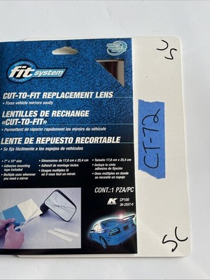 K-Source Fit System CP100 Cut-to-Fit Replacement Lens 7 x10  Mirror