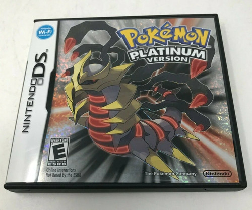 Pokemon Platinum Version Nintendo DS AUTHENTIC REPLACEMENT CASE ONLY