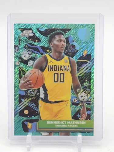 BENNEDICT MATHURIN 2025-26 TOPPS CHROME COSMIC AQUA EQUINOX REFRACTOR /199 Q5300