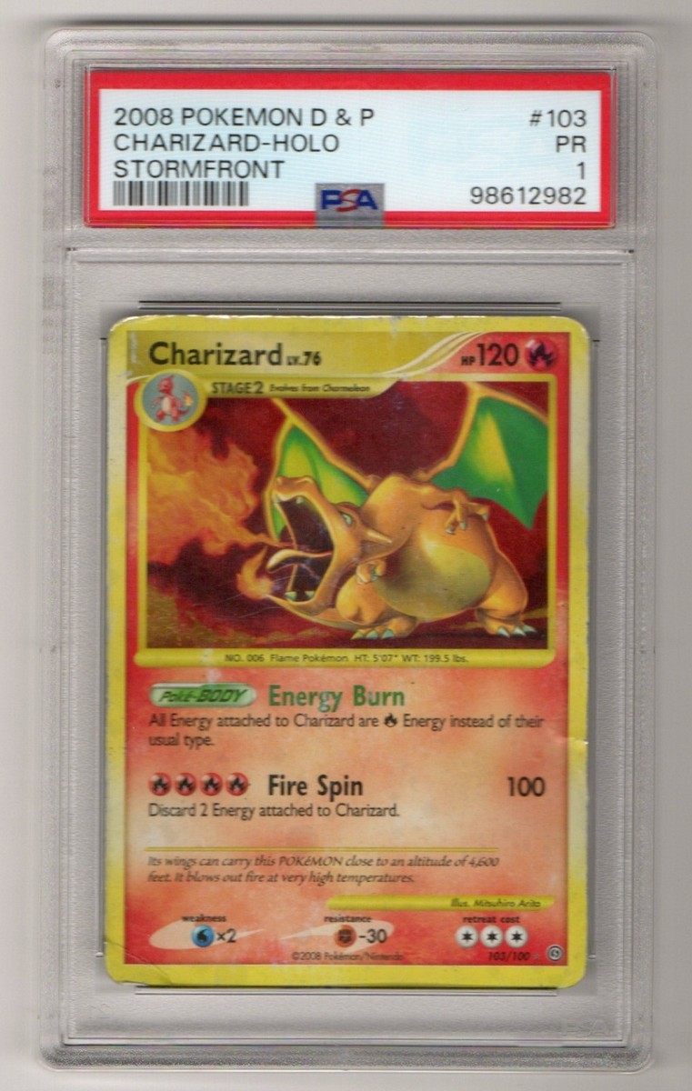charizard pokemon card 2008 Charizard 103/100 Stormfront Holo for sale online