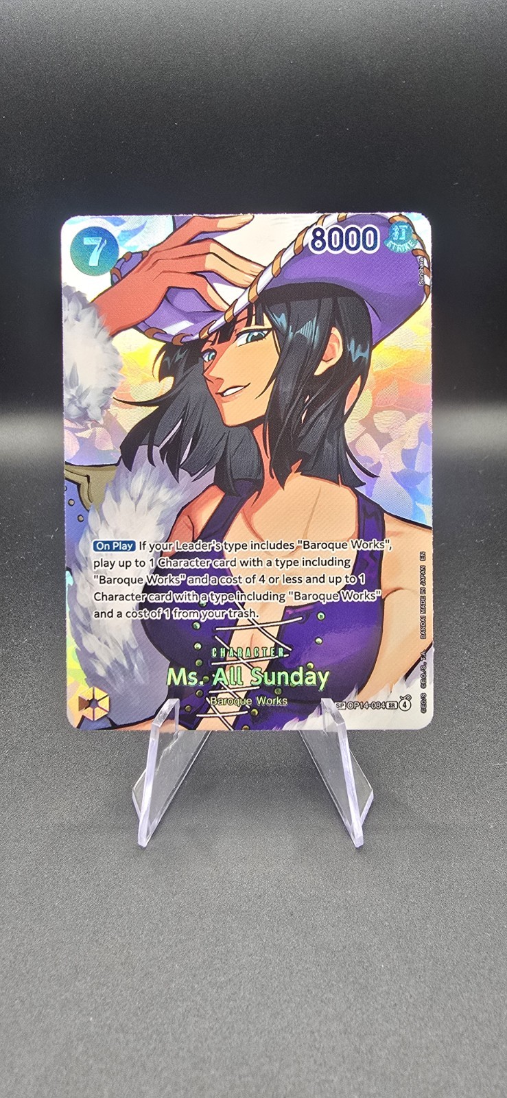 Ms. All Sunday (SP) OP14-084 SR The Time of Battle Near Mint