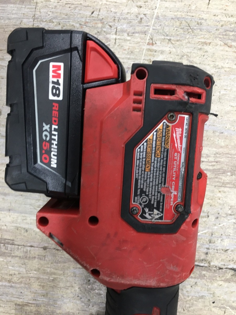 Milwaukee M18 FORGELOGIC 6T Utility Crimper 2678-20 w/ one battery