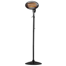 Daewoo Electric Patio Heater Outdoor Heating Height Adjustable Wall Mounted 2kW