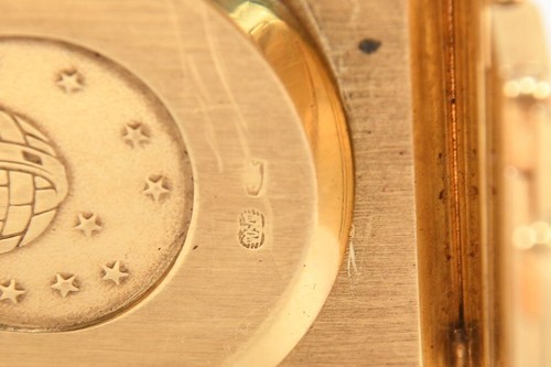 N82F12- Orologio da polso Omega oro 750 18kt cronometro Constellation con brillanti - Foto 9 di 12