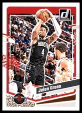Jalen Green 2023-24 Donruss #116 Rockets NBA READ FREE SHIPPING AutographDen