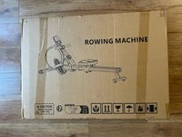 NEW Folding Rowing Machine Home Gym Cardio Fitness Trainer LCD Monitor