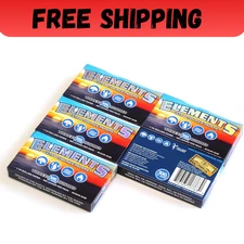 ELEMENTS 300 Ultra Thin Rice Rolling Paper 1.25 1 1/4 Size 5 Pack = 1500 Leaves