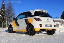  Edelstahl Racinganlage ab Kat mit VSD-Soundrohr Opel Adam S je 140x90 oval
