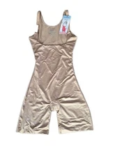 Assets Red Hot Label Spanx Silhouette Serums Open-Bust Mid-Thigh Body Shaper, S