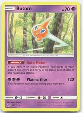 Rotom 40/131 Rare Normal Forbidden Light Pokemon Card Lightly Played