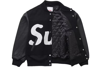 Supreme Big Logo Chenille Varsity Jacket | eBay