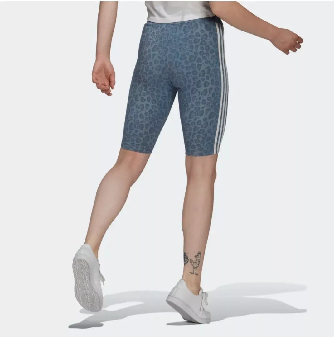 Adidas Originals Leopard Print Tight Shorts
