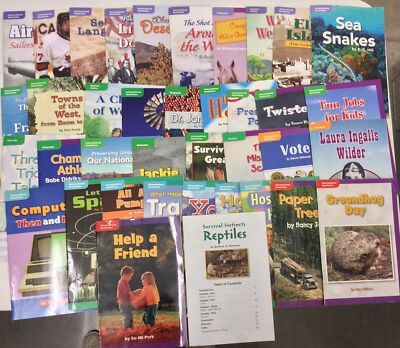 Lot of 40 Macmillan McGraw-Hill Early Leveled Reader Informational Books. R-150