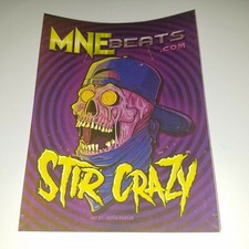 STIR CRAZY MUSIC MNE Beats Sticker Twiztid Majik Ninja Entertainment ICP ABK AXE
