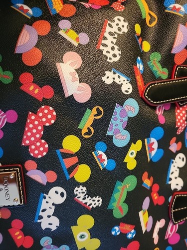 RARE Disney Dooney & Bourke I Am Ear Hat Black Tote Bag Purse New With Tags - Picture 9 of 12