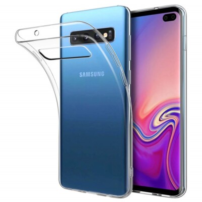 Für Samsung Galaxy S9 S10 E Plus Hülle Klar TPU Gummi Gelee Silikon Gel Cover