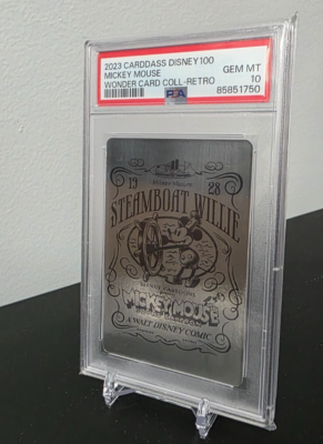 蒸気船ウィリー　ARS10 PSA 10 Steamboat Willie Mickey Mouse DdS S104-100 OR Weiss