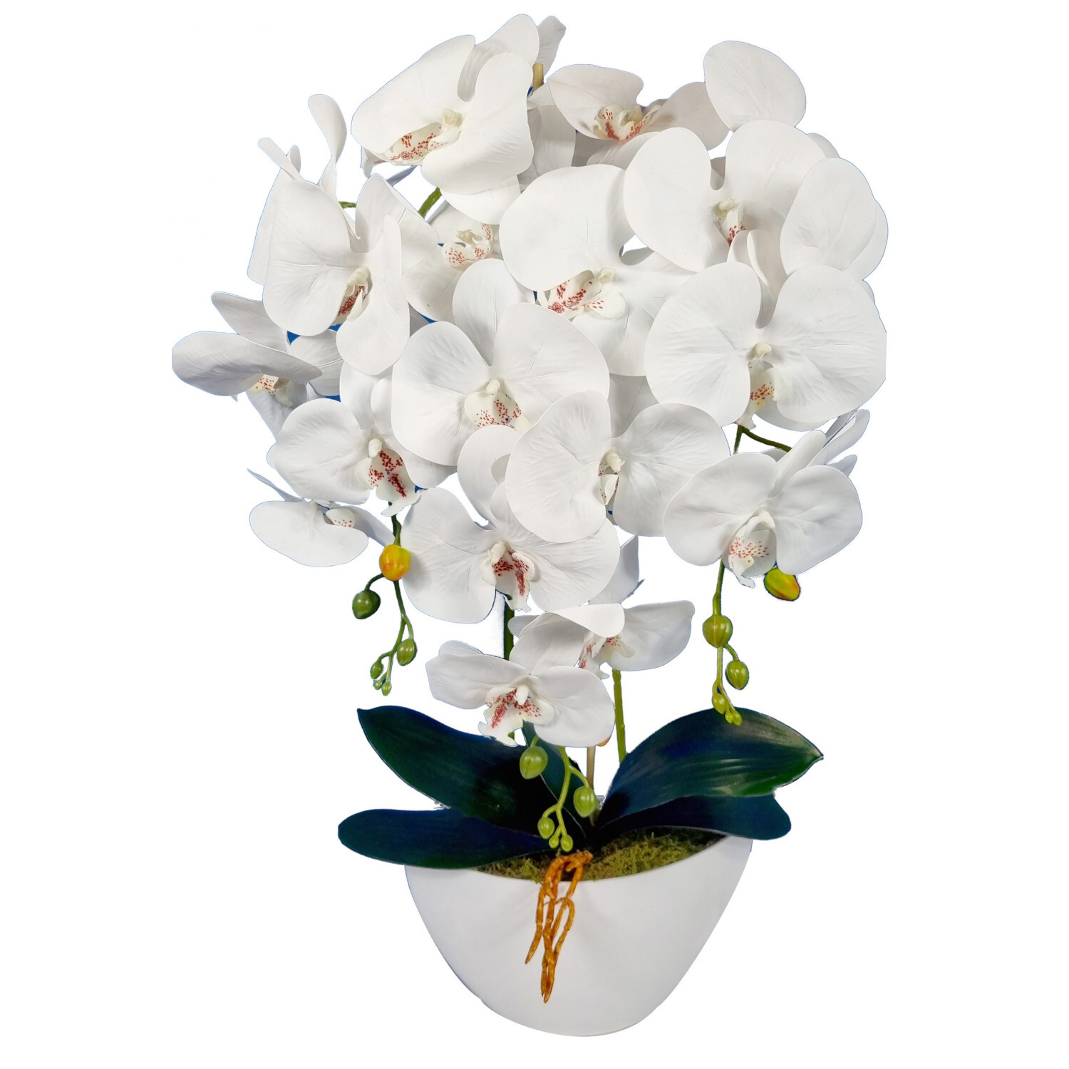 Fleurs décoratives artificielles grande taille bouquet réaliste moderne