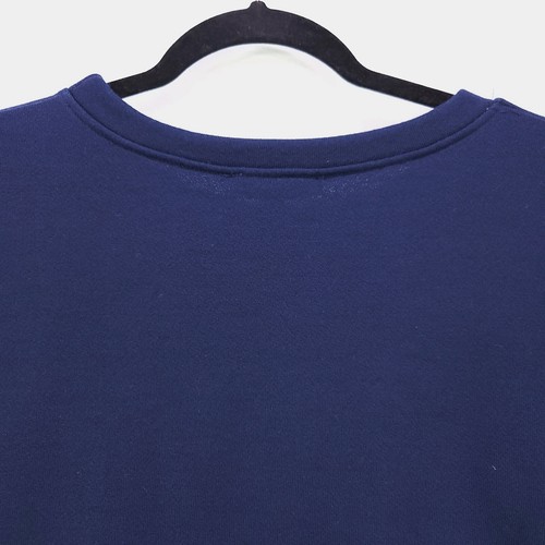Ro&De Formal Crewneck Sweatshirt Womens Small Navy Blue Ruffle Front Long Sleeve - Picture 12 of 17