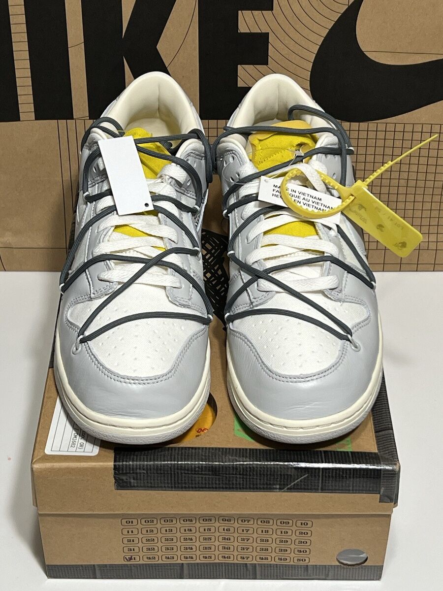 Nike Off-White x Dunk Low 'Lot 41 of 50' DM1602-105 Men's Nike Off-White x Dunk Low 'Lot 41 of 50' DM1602-105 Men's