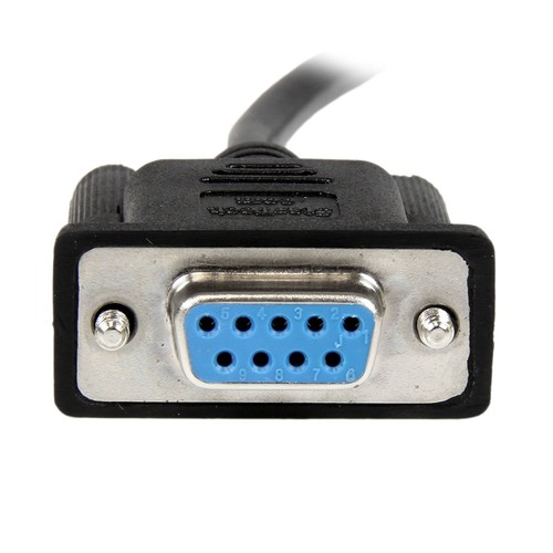 DB9 RS23S Serial Null Modem 9Pin Female to Female Cable Computer Connector 1.5m - 第 3/5 張圖片