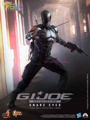 Perfect Hot Toys Mms192 1/6 G I Joe Re Snake Eyes Action Figure